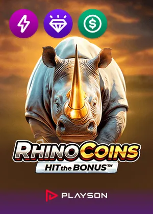 Rhino Coins Hit the Bonus van Playson
